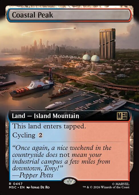 Coastal Peak - Marvel Super Heroes Commander - Extended Art