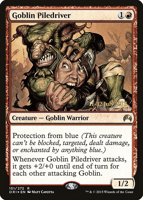 Goblin Piledriver - Magic Origins Promos - Promo Foil