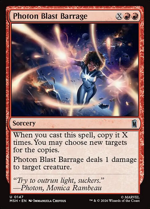 Photon Blast Barrage - Marvel Super Heroes