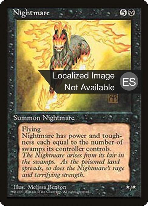 Pesadilla (Nightmare) - Fourth Edition Foreign Black Border