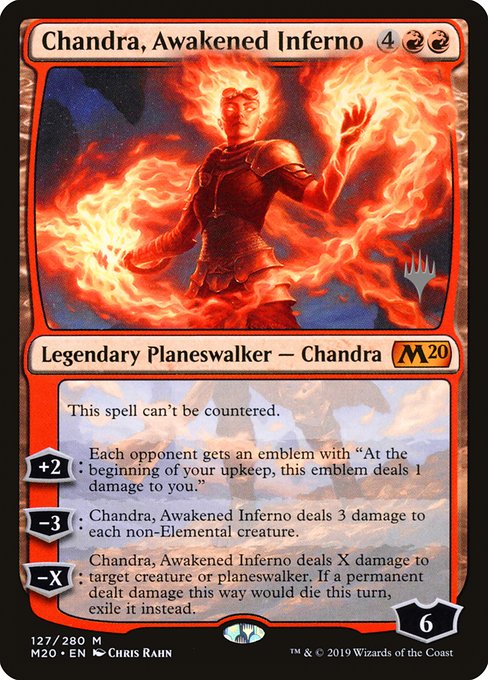 Chandra, Awakened Inferno - Core Set 2020 Promos