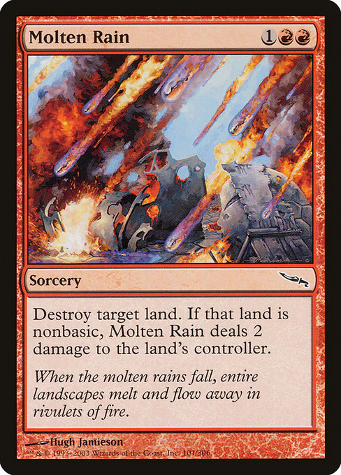 Molten Rain - Mirrodin