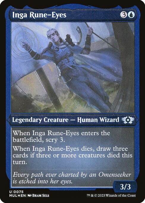 Inga Rune-Eyes - Multiverse Legends - Etched Foil