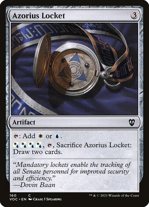 Azorius Locket - Crimson Vow Commander