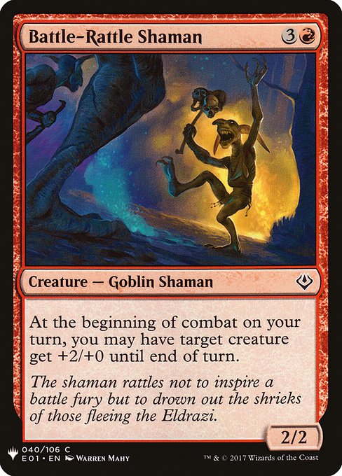 Battle-Rattle Shaman - The List