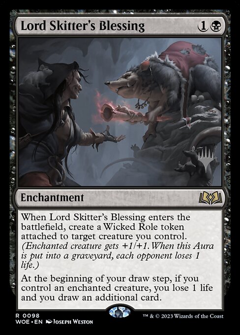 Lord Skitter's Blessing - Wilds of Eldraine Promos