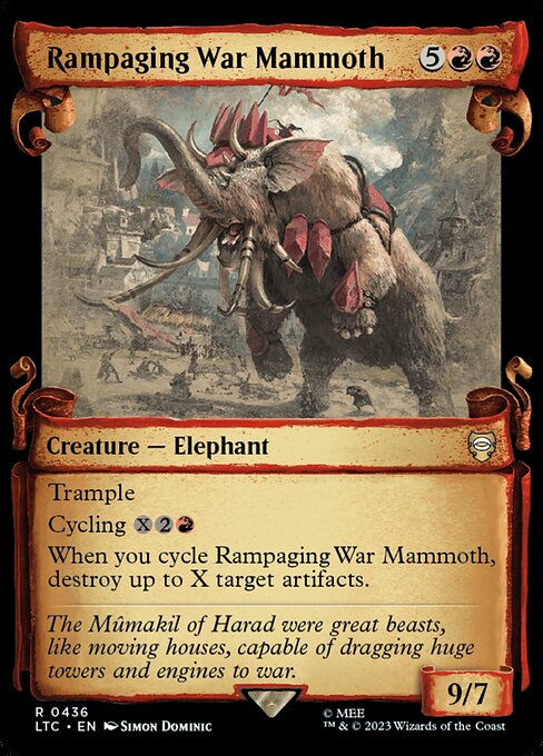 Rampaging War Mammoth - Tales of Middle-earth Commander