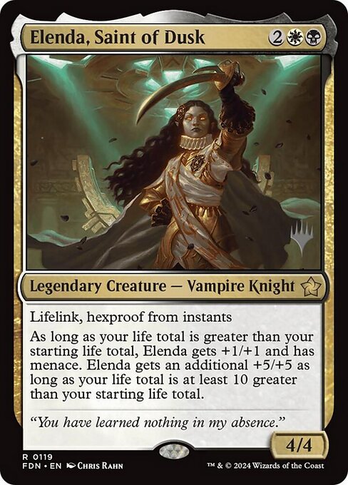Elenda, Saint of Dusk - Foundations Promos