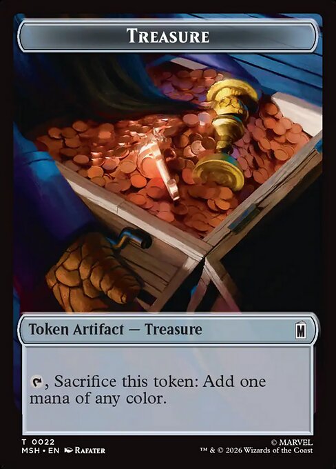 Treasure - Marvel Super Heroes Tokens