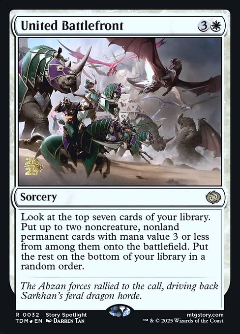 United Battlefront - Tarkir: Dragonstorm Promos