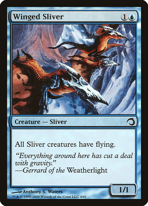 Winged Sliver - Premium Deck Series: Slivers - Promo Foil