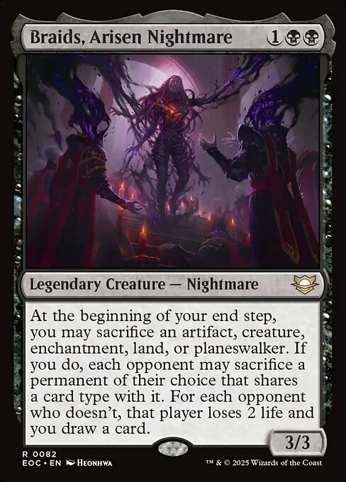 Braids, Arisen Nightmare - Edge of Eternities Commander