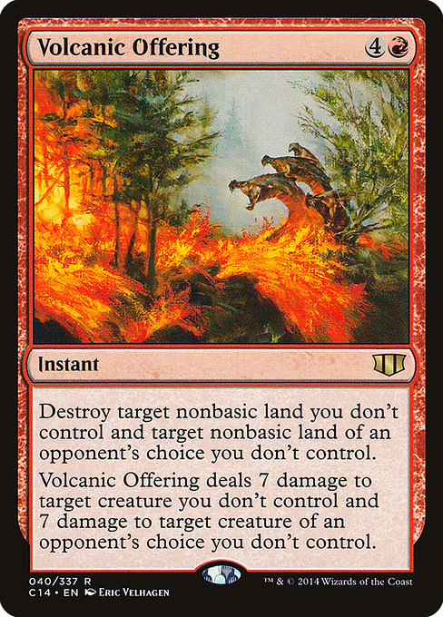 Volcanic Offering - Commander 2014