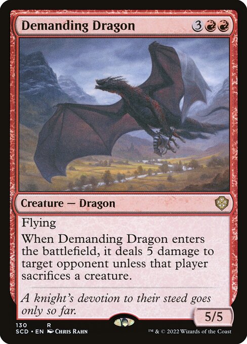 Demanding Dragon - Starter Commander Decks