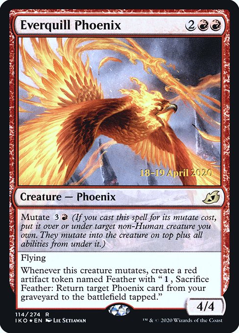 Everquill Phoenix - Ikoria: Lair of Behemoths Promos