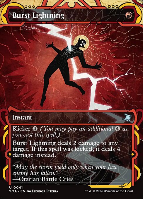 Burst Lightning - Secrets of Strixhaven Mystical Archive - Showcase