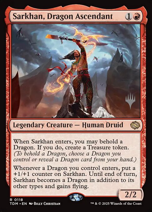 Sarkhan, Dragon Ascendant - Tarkir: Dragonstorm Promos