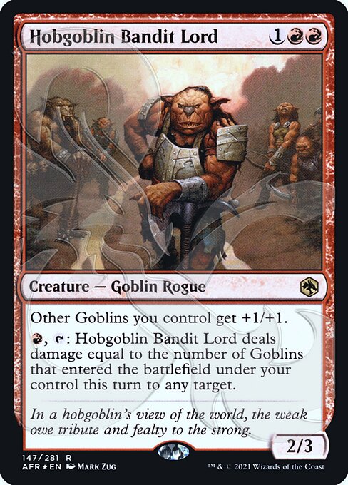 Hobgoblin Bandit Lord - Adventures in the Forgotten Realms Promos