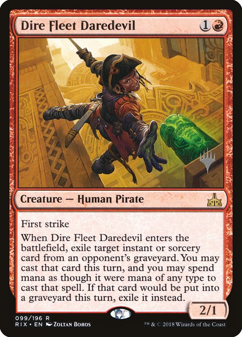 Dire Fleet Daredevil - Rivals of Ixalan Promos