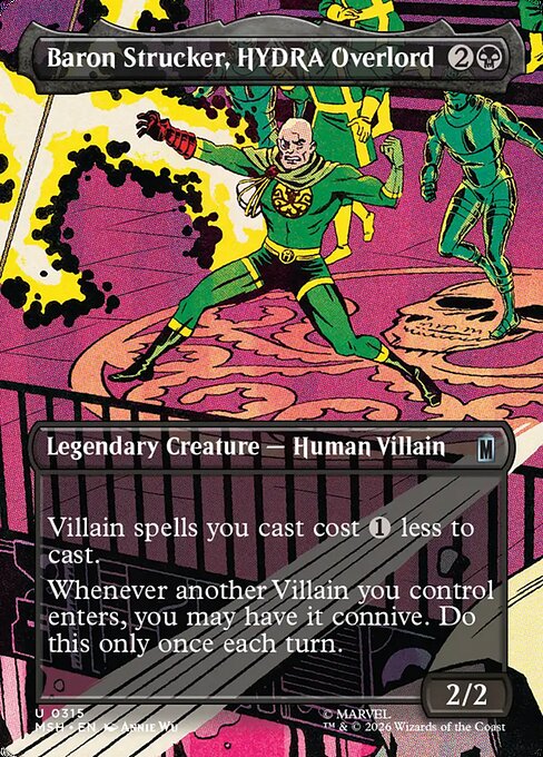 Baron Strucker, HYDRA Overlord - Marvel Super Heroes - Borderless
