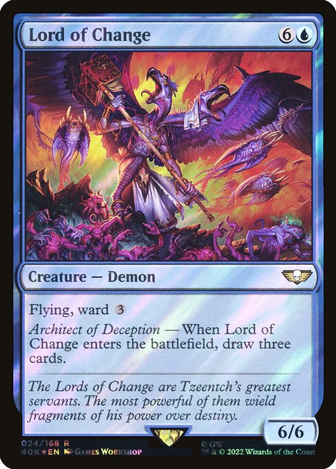 Lord of Change - Warhammer 40,000 Commander - Surge Foil