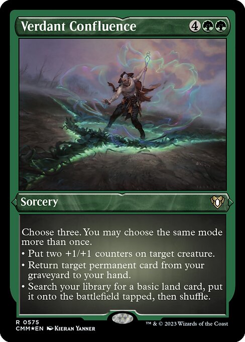 Verdant Confluence - Commander Masters - Etched Foil