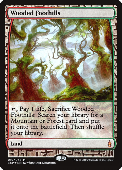 Wooded Foothills - Zendikar Expeditions