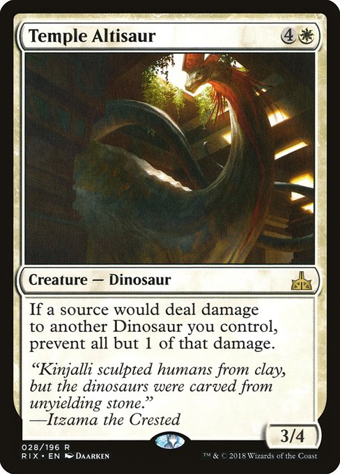 Temple Altisaur - Rivals of Ixalan