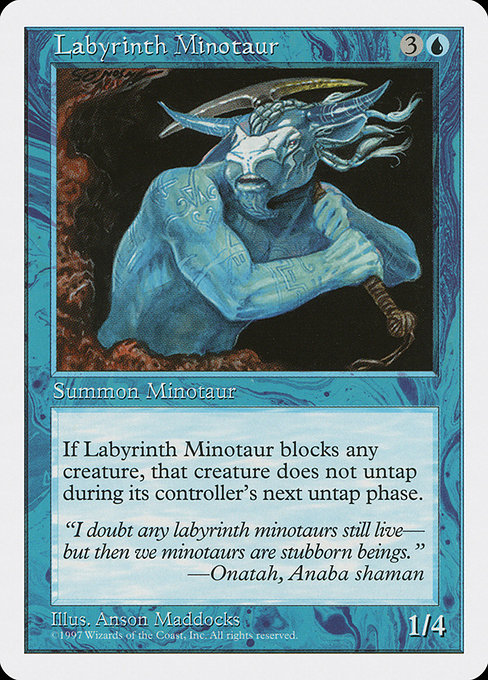 Labyrinth Minotaur - Fifth Edition