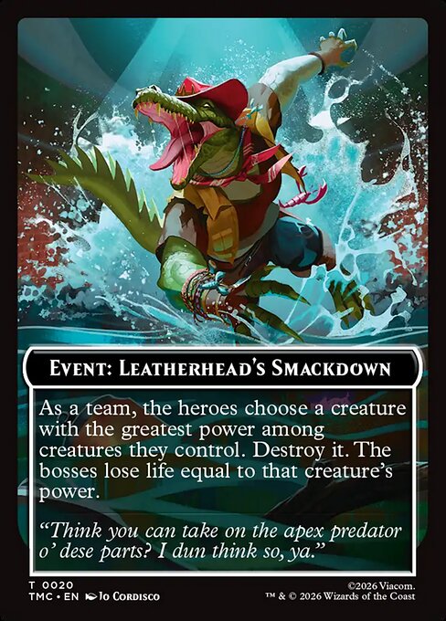 Event: Leatherhead's Smackdown - Teenage Mutant Ninja Turtles Eternal Tokens