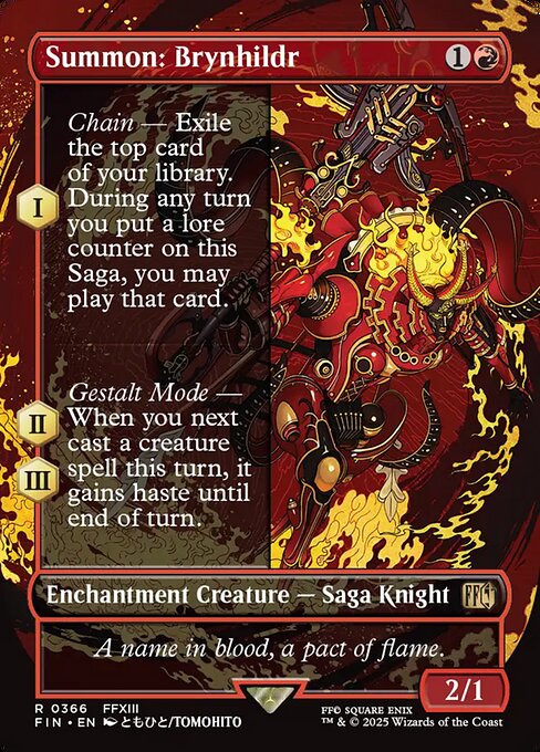 Summon: Brynhildr - Final Fantasy - Borderless