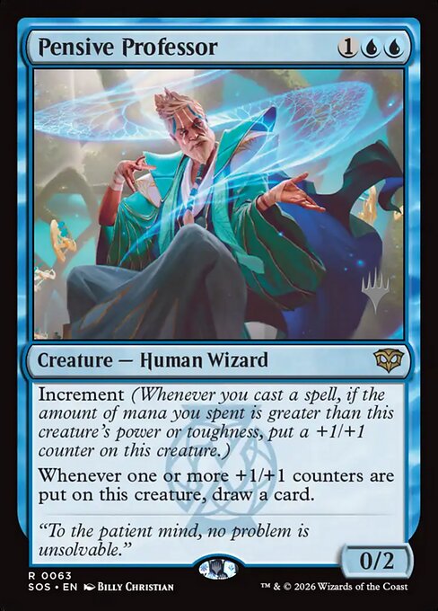 Pensive Professor - Secrets of Strixhaven Promos