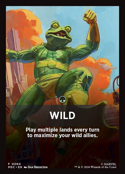 Wild - Marvel Super Heroes Jumpstart Front Cards