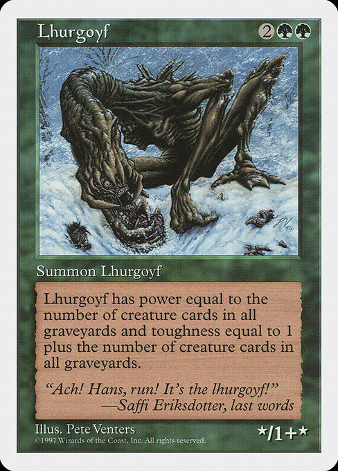 Lhurgoyf - Fifth Edition