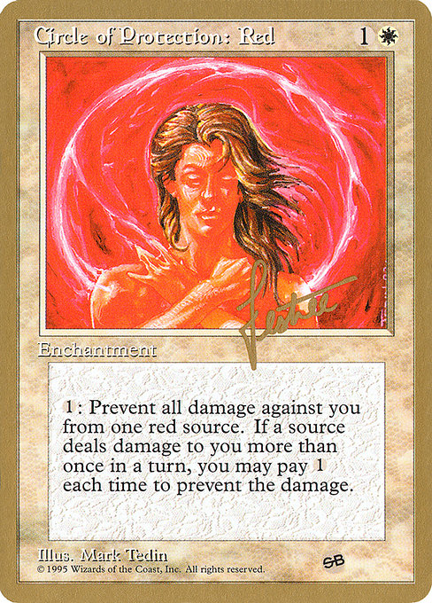 Circle of Protection: Red - Pro Tour Collector Set