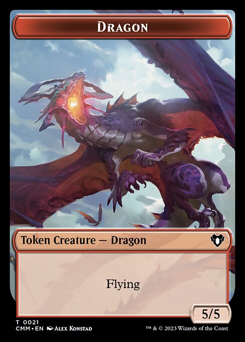 Dragon - Commander Masters Tokens