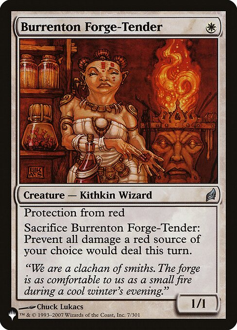 Burrenton Forge-Tender - The List