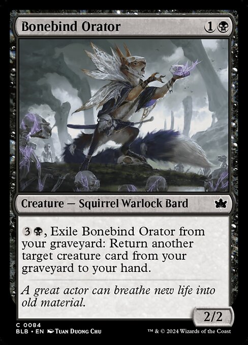 Bonebind Orator - Bloomburrow