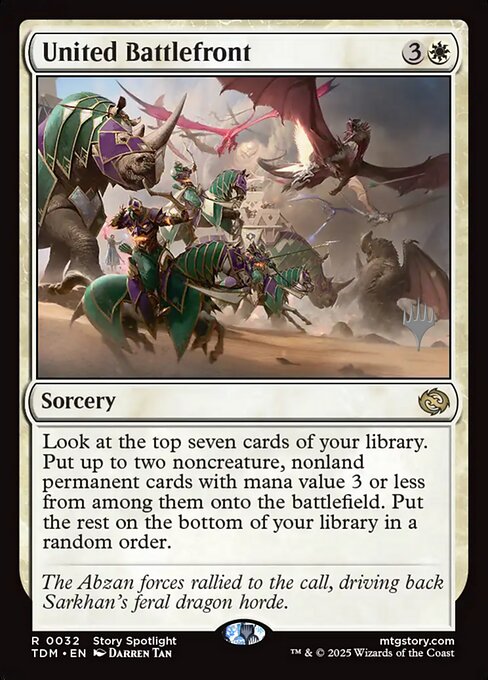United Battlefront - Tarkir: Dragonstorm Promos