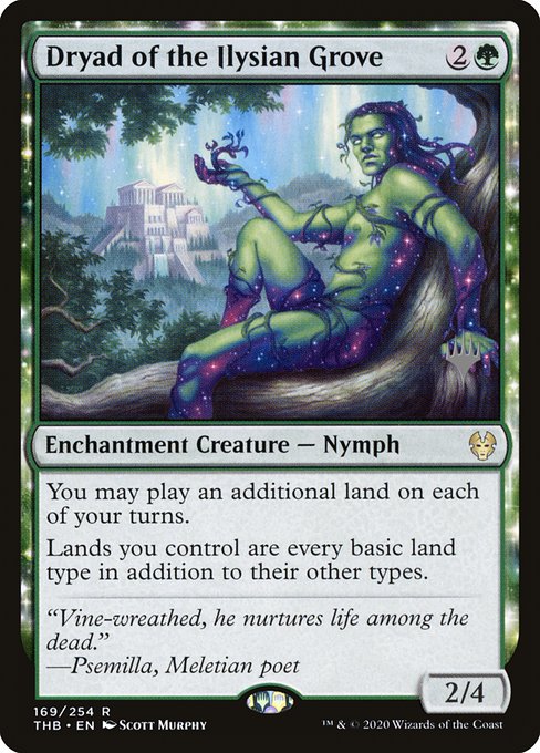 Dryad of the Ilysian Grove - Theros Beyond Death Promos