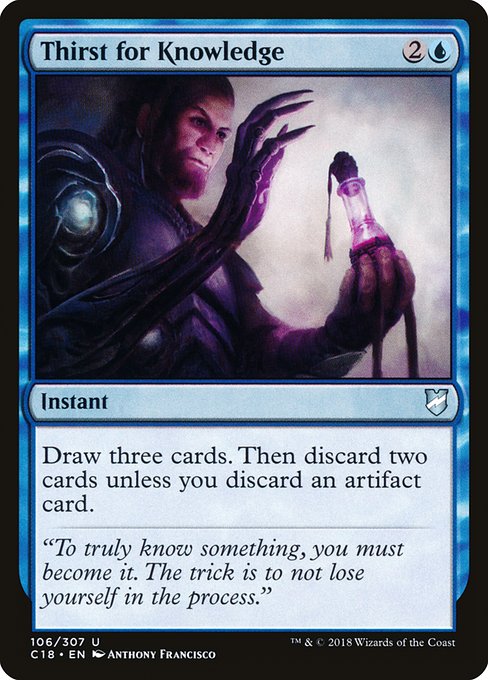 Thirst for Knowledge - Commander 2018