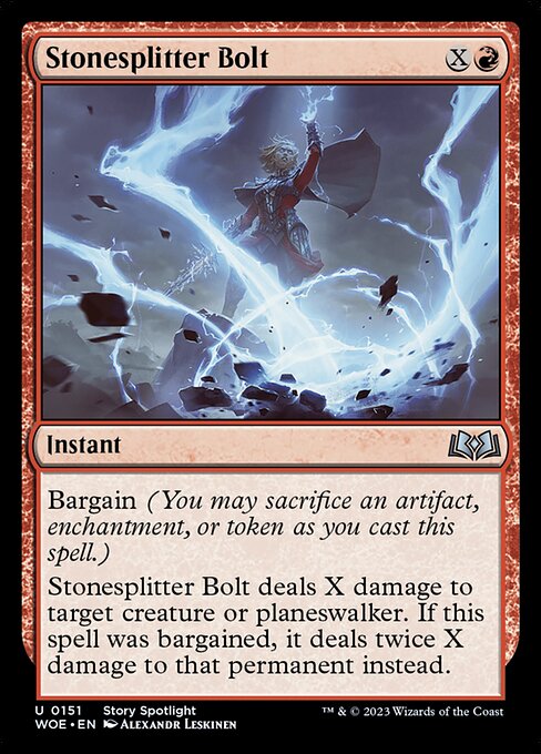 Stonesplitter Bolt - Wilds of Eldraine