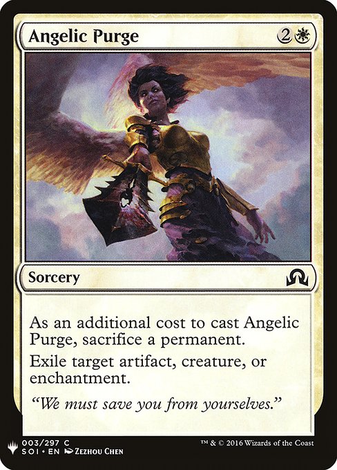 Angelic Purge - The List