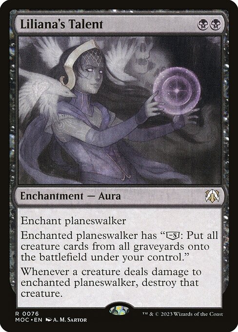 Liliana's Talent - March of the Machine Commander