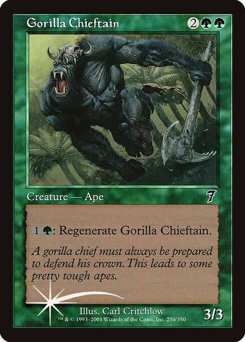 Gorilla Chieftain - Seventh Edition - Promo Foil