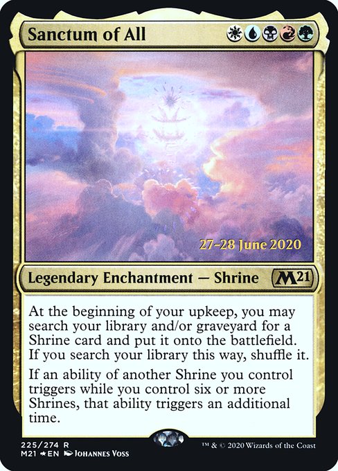 Sanctum of All - Core Set 2021 Promos - Promo Foil