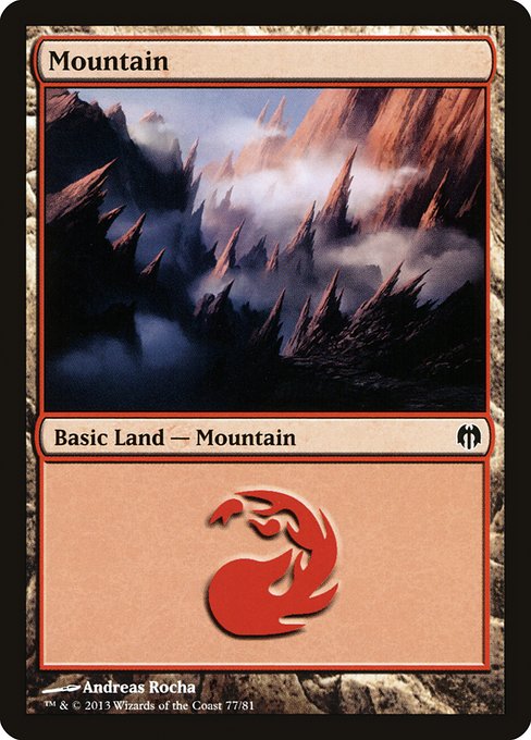 Mountain - Duel Decks: Heroes vs. Monsters