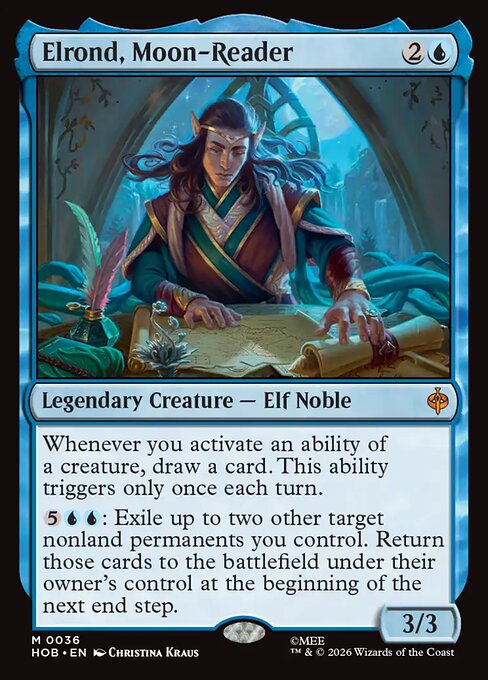 Elrond, Moon-Reader - The Hobbit