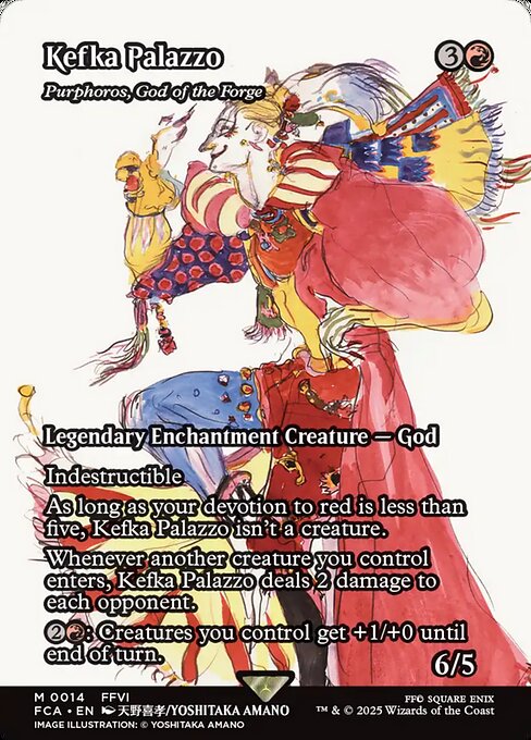 Kefka Palazzo (Purphoros, God of the Forge) - Final Fantasy: Through the Ages - Borderless