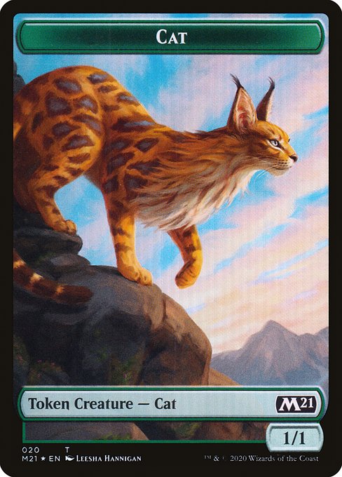 Cat - Core Set 2021 Tokens